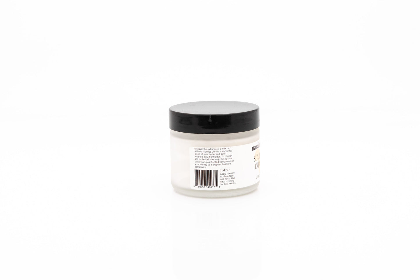Product shot of moisturizer which includes the description and directed use. The Directed Use is: Scoop desired amount and massage head to toe. For best results, use daily. Do not ingest.