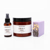 LIBERIAN LOVE BUNDLE (8oz Liberian Love Body Moisturizer, Liberian Love Fragrance Mist, and a Lavender Oatmeal Vegan Bar)