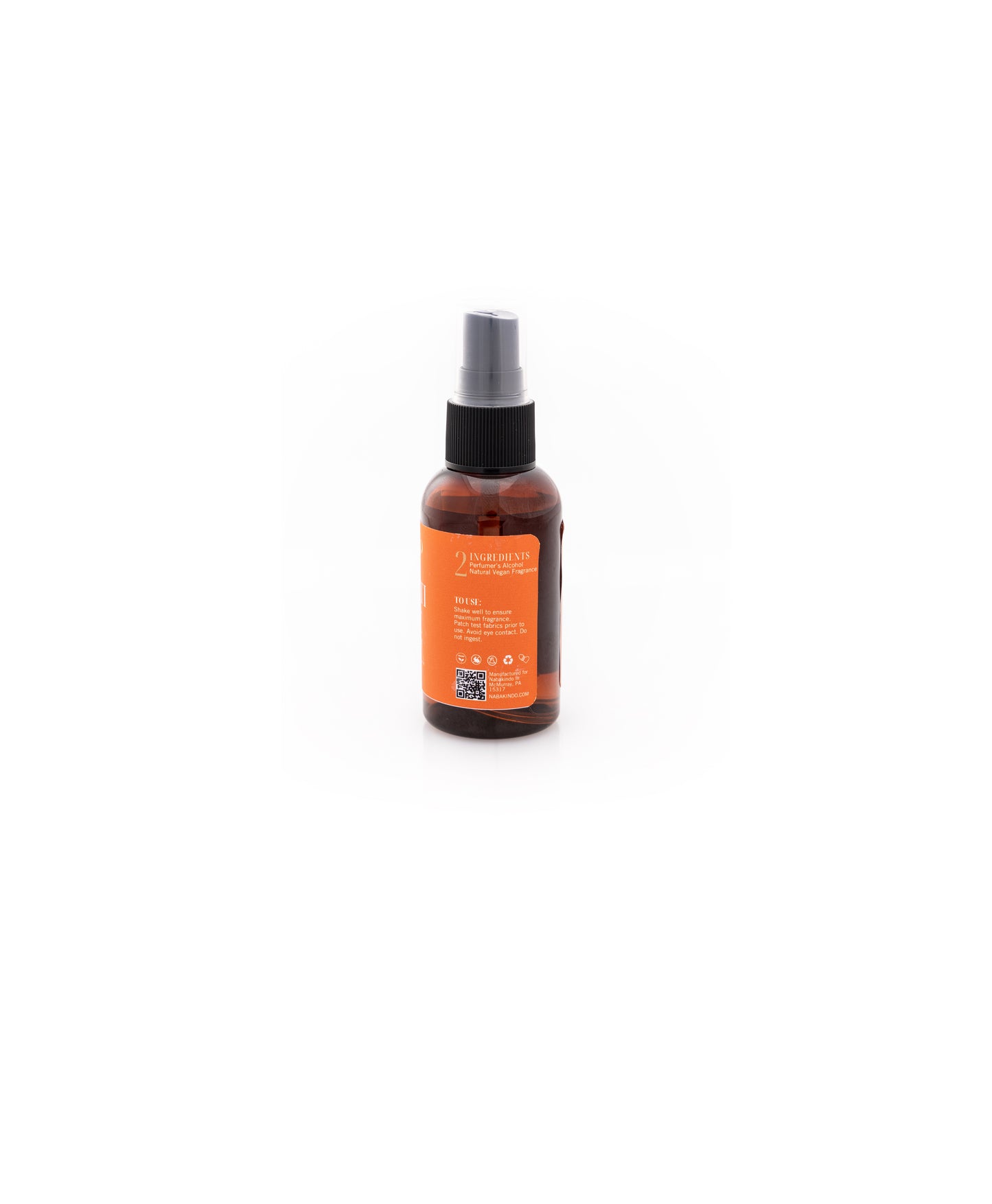 A list of Serengeti Sunrise Fragrance Mist ingredients: Perfumer's Alcohol, and Natural Vegan Fragrance.